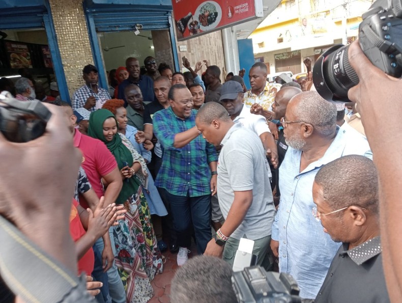 President Uhuru Kenyatta in Mombasa County