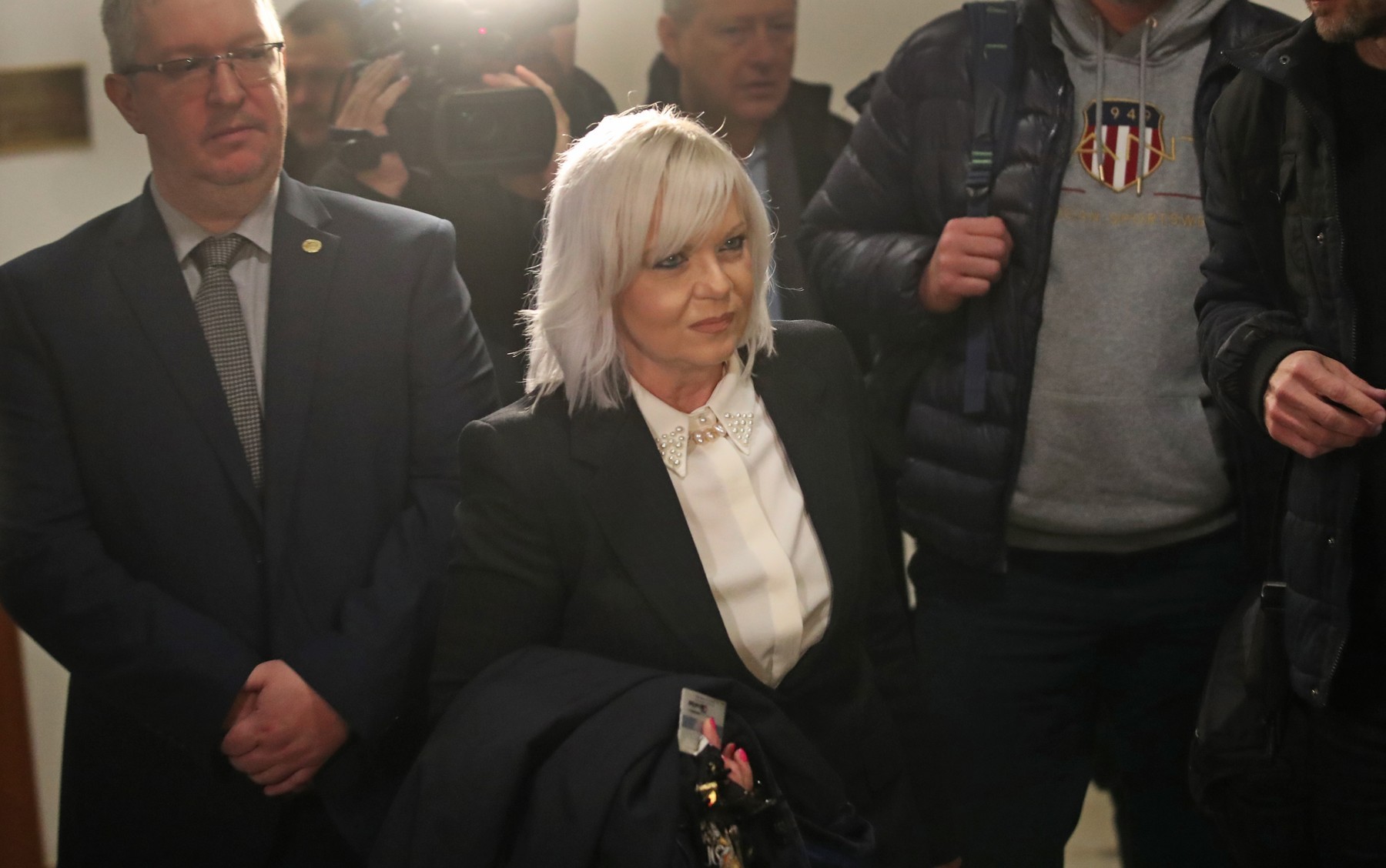 Obhajkyňa Petra Kramného Jana Rejžková na súde. 