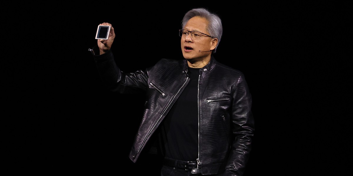 Jensen Huang podczas konferencji GPU Technology Conference (GTC) w San Jose