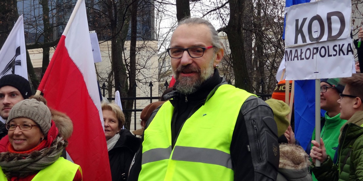 Lider KOD Mateusz Kijowski