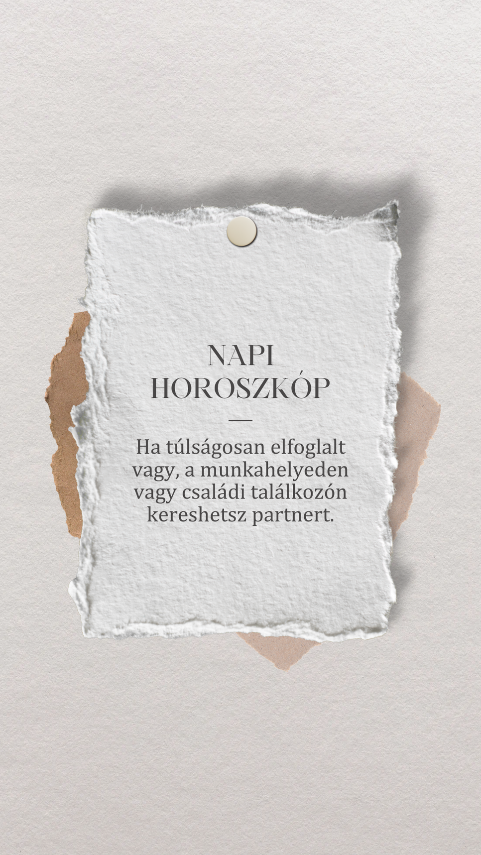 Egy kis emlékeztető a napi horoszkóp szerint