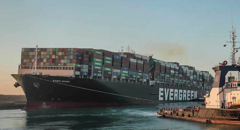 The Ever Given container ship