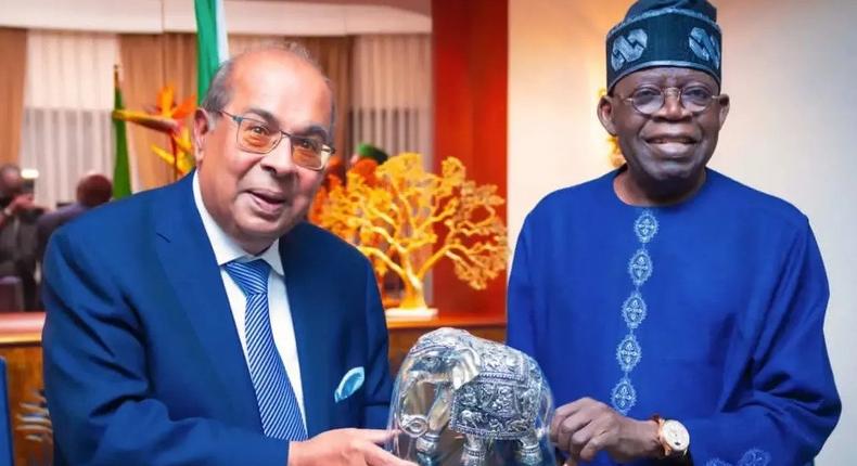 Hinduja expressed unwavering trust in President Tinubu's leadership and readiness to strengthen economic ties between the two countries.