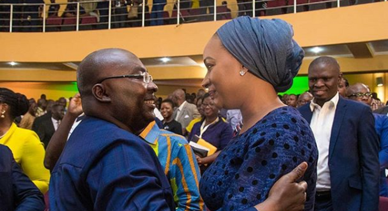 Dr Bawumia and his wife, Samira Bawumia