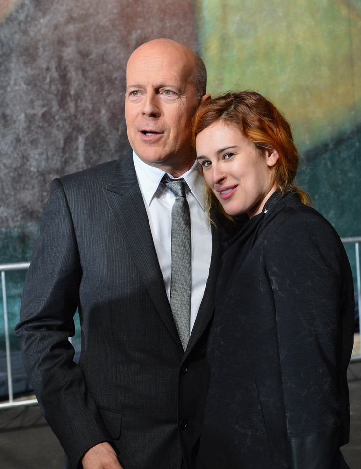  Bruce Willis z córką Rumer Willis