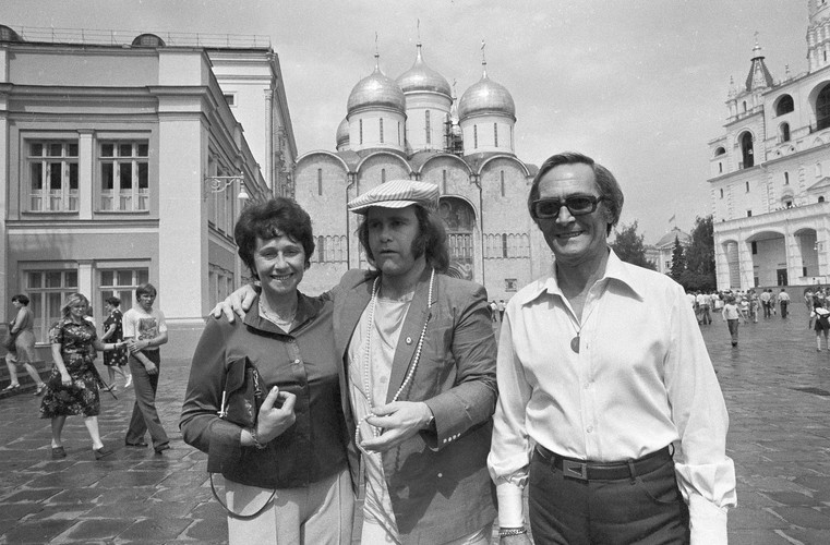 Elton John z mamą Sheilą Farebrother