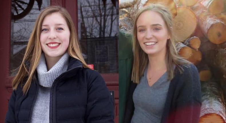 Canadians Lauren Tilley, left, and Bailey Chitty, who were abducted in Ghana on June 4, have been rescued and are safe. They are volunteers with Youth Challenge International. (Facebook)