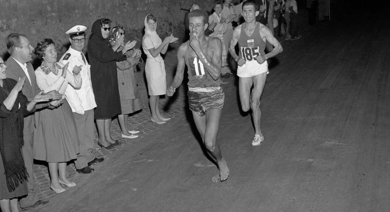 Ethiopian athlete Abebe Bikila was the first black African to win Olympic gold with a now-iconic, barefoot victory in the marathon at the 1960 games in Rome 