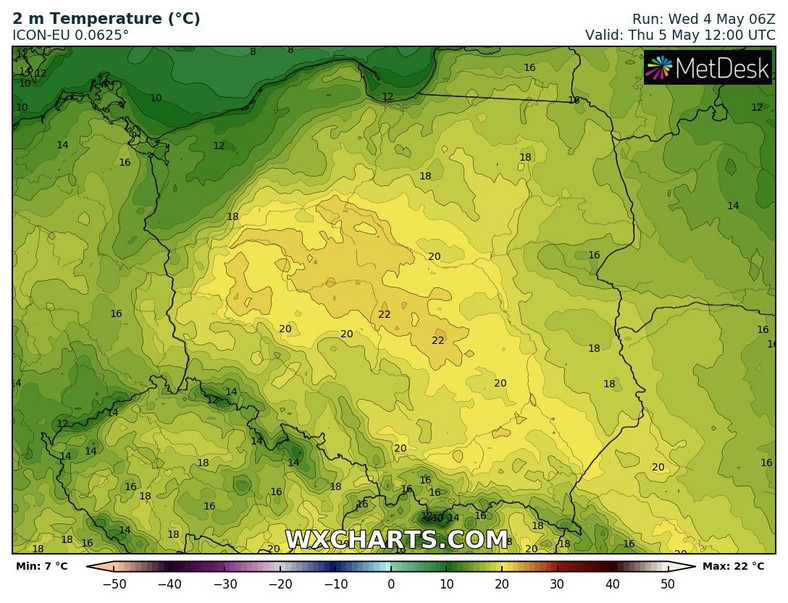 Temperatura sięgnie nawet 22 st. C