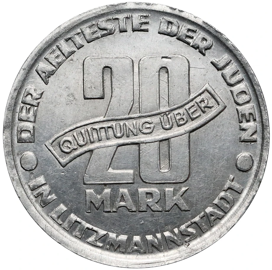 20 marek, awers