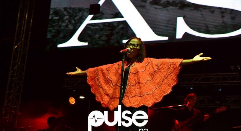 Asa during her performance at the MaIN Festival Supremacy Concert