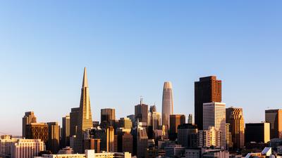 Some of San Francisco's office buildings are staying empty as workers continue working from home.Alexander Spatari/Getty Images