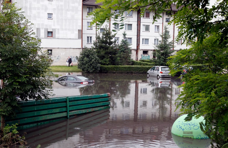 Woda zalała Rudę Śląską