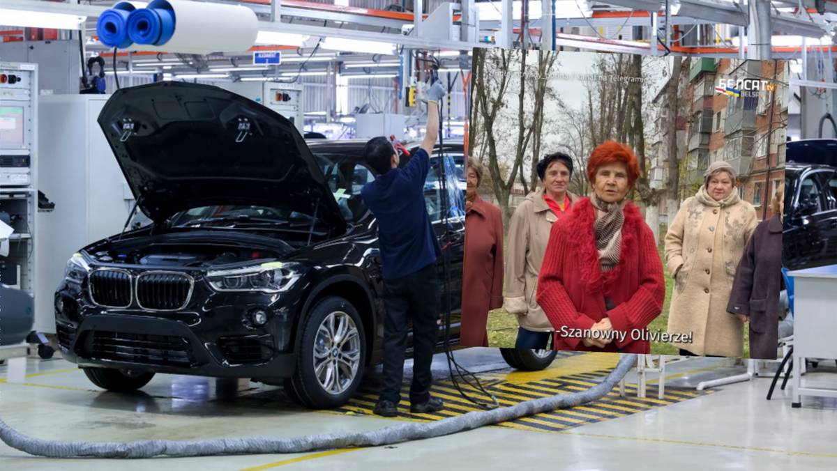 Rosjanki z Krasnodaru zaapelowały do szefa BMW (screen: Facebook/Biełsat)
