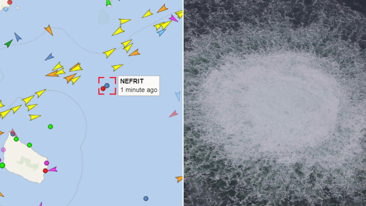 Incydent na Bałtyku. Rosyjski statek w pobliżu uszkodzenia Nord Stream