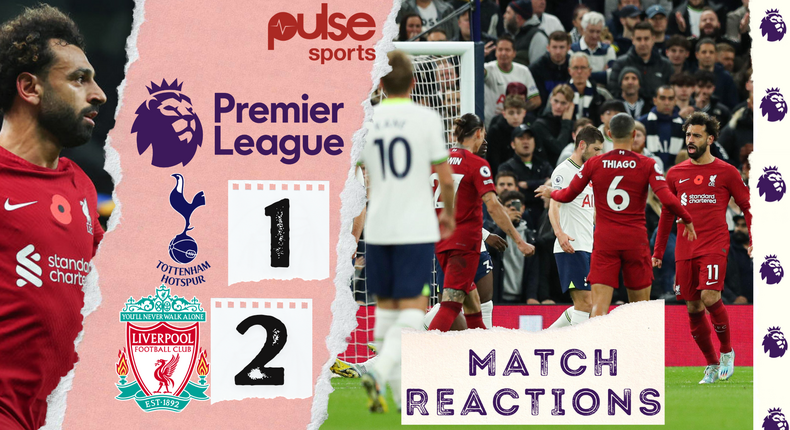 Liverpool defeated Spurs 2-1 on Sunday in the Premier League