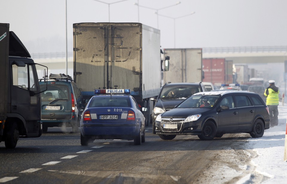 GLIWICE KARAMBOL AUTOSTRADA A4