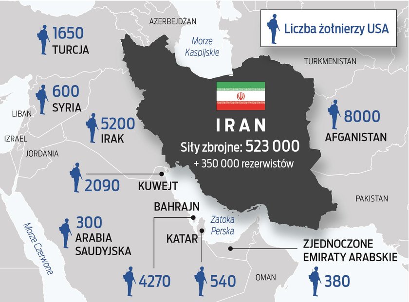 Amerykanie przerzucają dodatkowe siły na Bliski Wschód