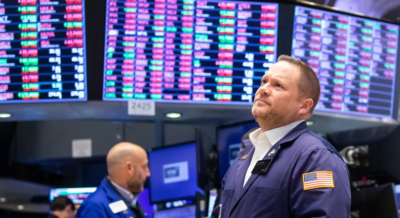 Traders working at the New York Stock Exchange,Michael Nagle/Xinhua via Getty Images