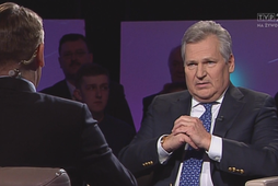 Aleksander Kwaśniewski w programie Tomasz Lis na żywo