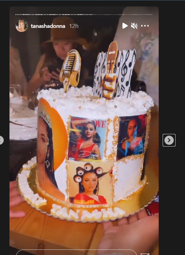 singer Tanasha Donna's Birthday Cake