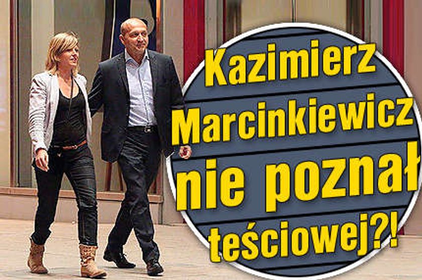 Marcinkiewicz nie poznał teściowej?!