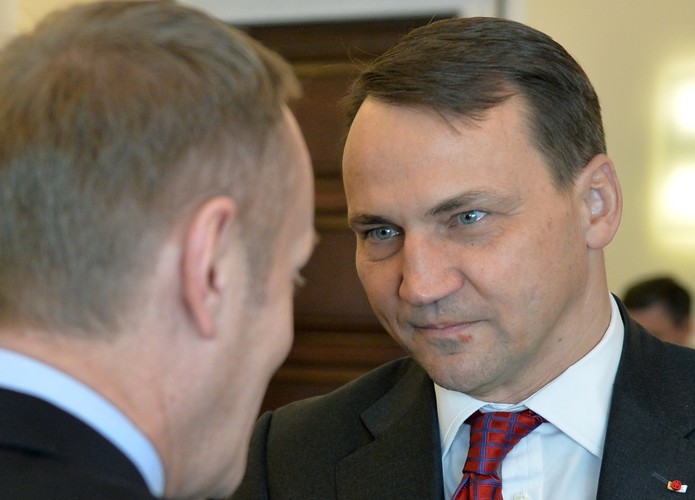Donald Tusk i Radosław Sikorski
