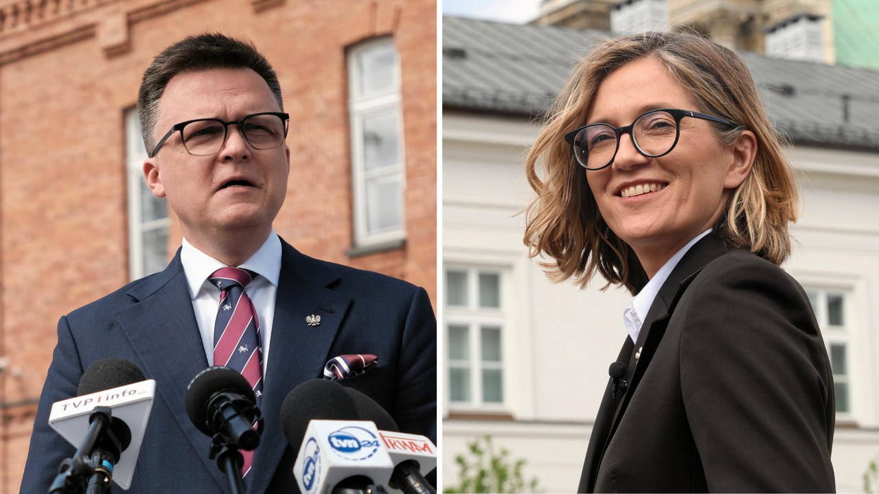 Magdalena Biejat odpowiada na wyzwanie Szymona Hołowni. "Spotkajmy się u ciebie"