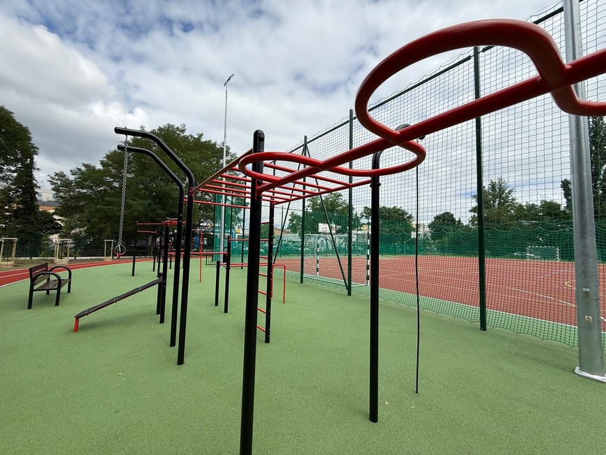 Strefa do ćwiczeń uzupełniła infrastrukturę sportową