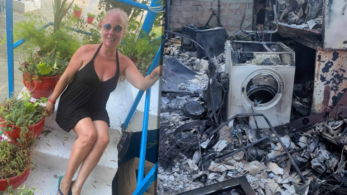 Polce w Grecji spłonął dom. Pokazała zdjęcia 