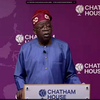 APC presidential candidate, Bola Tinubu at Chatham House on December 5, 2022. (Channels TV)