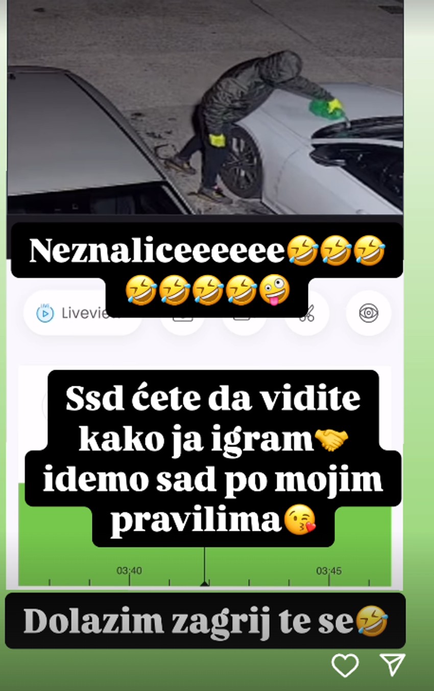 Pokušaj paljenja automobila žene Jovana Radulovića Jodžira