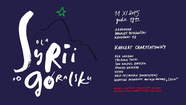 "Dla Syrii po góralsku": koncert przeciw ksenofobii 11 listopada w Zakopanem