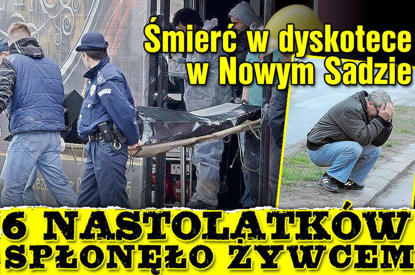 Śmierć w dyskotece w Nowym Sadzie. 6 nastolatków spłonęło żywcem