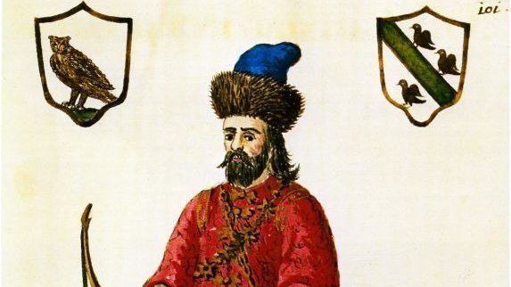 Marco Polo w stroju tatarskim, wizerunek XVIII-wieczny (domena publiczna)