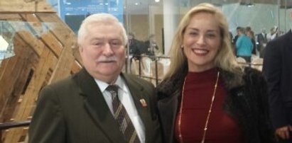 Wałęsa uległ Sharon Stone