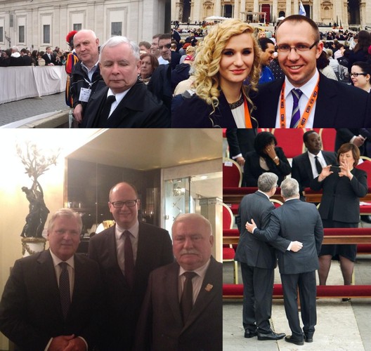 Politycy podczas kanonizacji