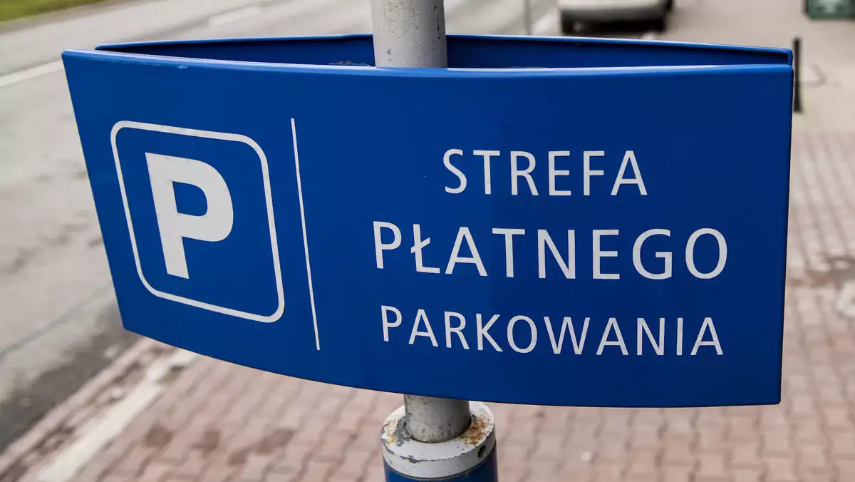 Strefa płatnego parkowania w Warszawie