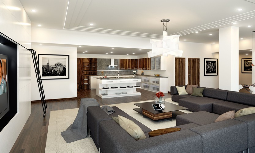 Złota 44, aranżacje apartamentów- wizualizacja - Metropolitan - Diamond Passion