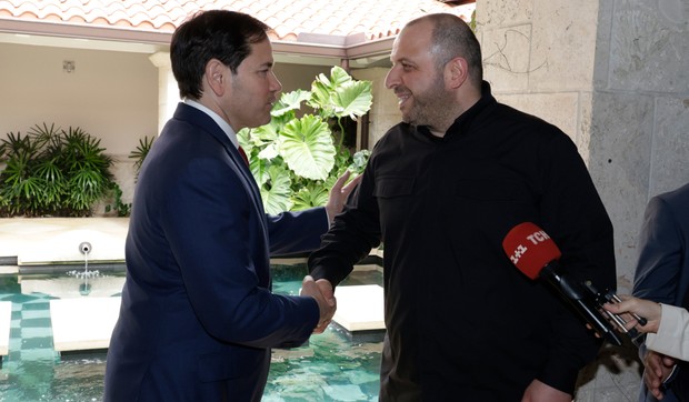 Marko Rubio i Rustem Umerov u novembru 2025.