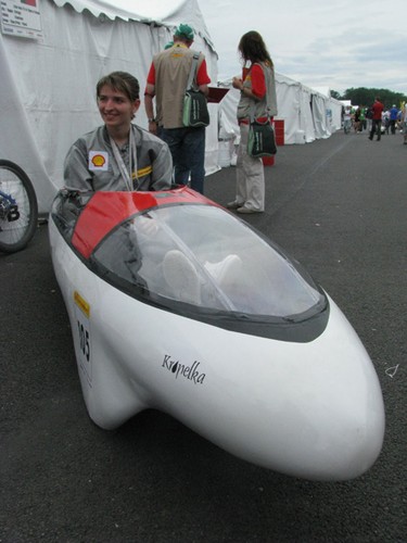 Pierwszym kierowcą Kropelki jest Olga Chojnacka.