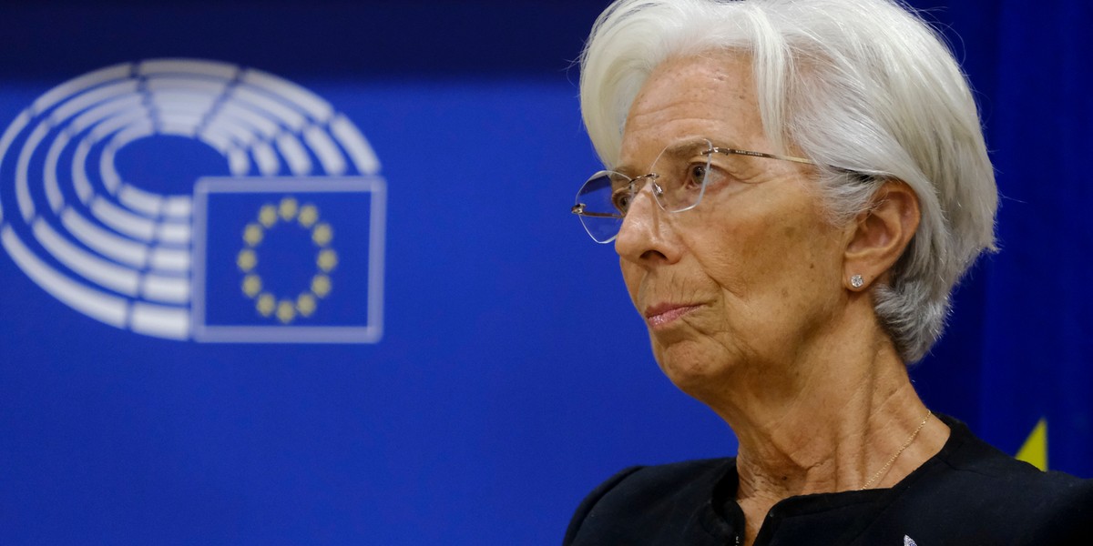 Christine Lagarde, prezes Europejskiego Banku Centralnego. 