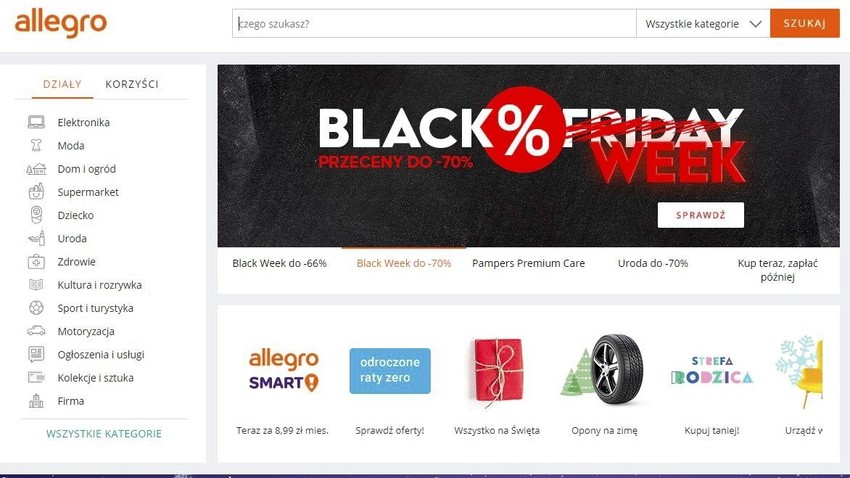 Black Friday Allegro Promocje Przez Cały Tydzień Black Week