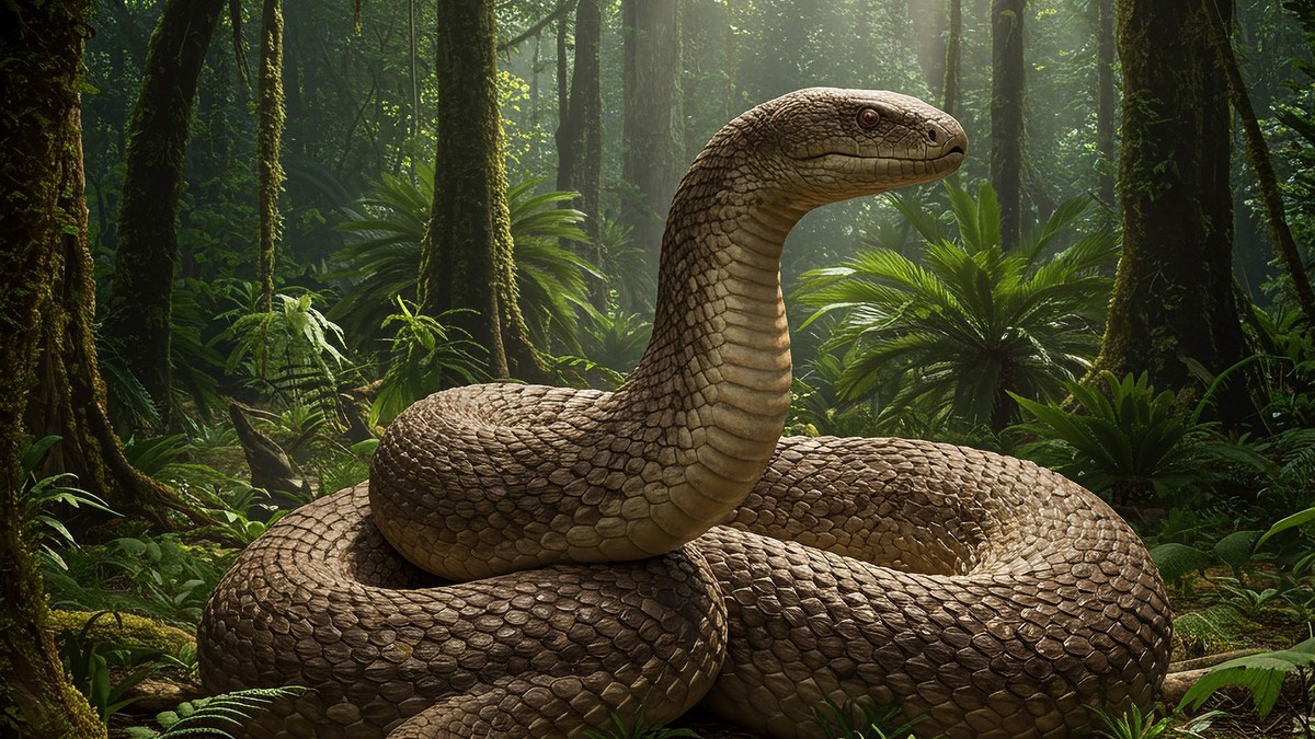zmija Titanoboa cerrejonensis
