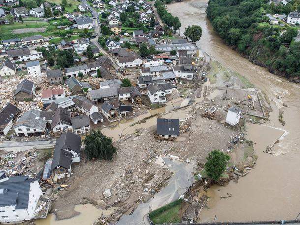 Powódź w Niemczech.