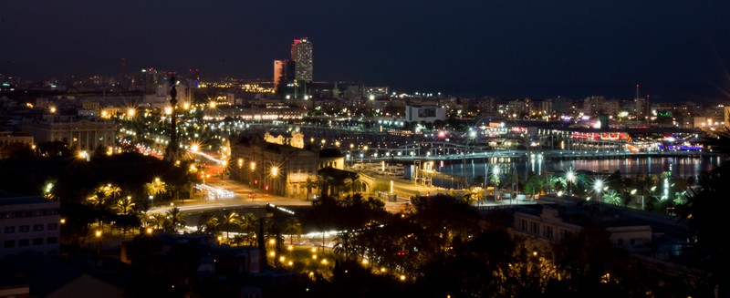 barcelona de noche