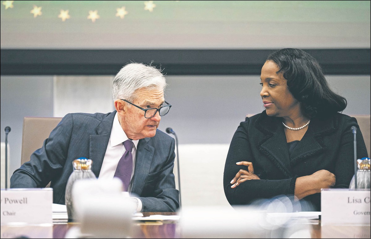 Jerome Powell i Lisa Cook