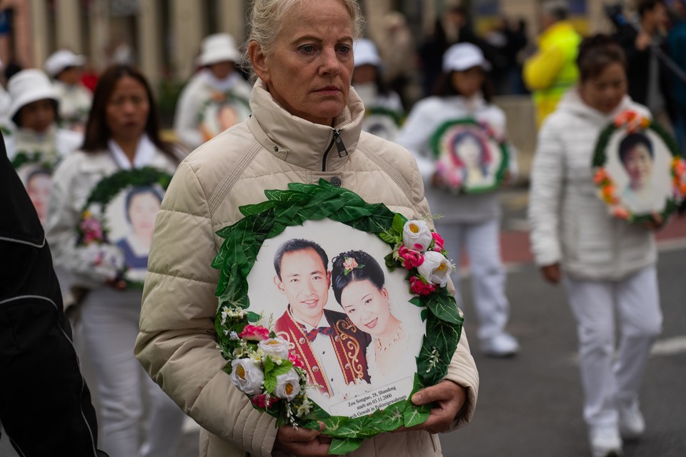 Marsz Falun Gong w Warszawie