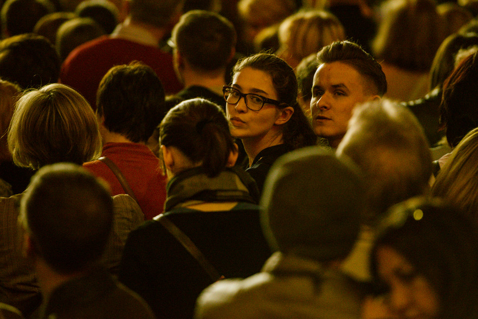 Publiczność na koncercie Roda Stewarta w Tauron Arena Kraków