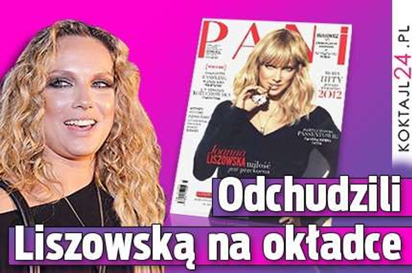 Odchudzili Liszowską na okładce